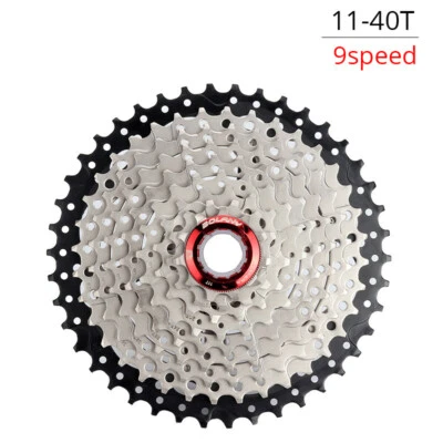 9 Speed 11-40T MTB Bike Cassette Flywheel Bracket Sprocket Bicycle Freewheel - Image 1 of 4