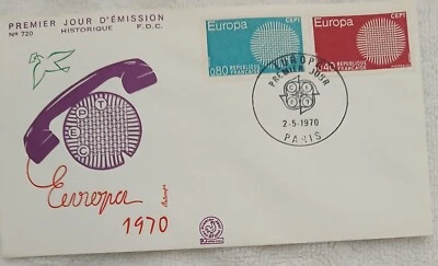 FRANCE 1970 - EUROPA 1970 - FDC - Image 1 of 2