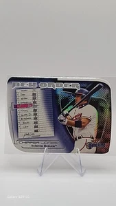 Tarjeta Chipper Jones 2001 Fleer Game Time New Order #15 de 15 Atlanta Braves Salón de la fama - Imagen 1 de 2