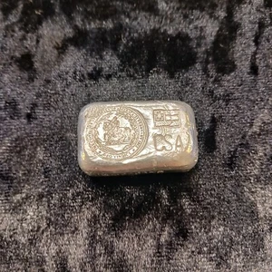 Barra de indio 50 g Primera bandera de la Guerra Civil confederada vertida a mano - Imagen 1 de 8