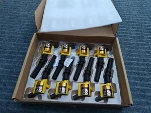 8X Ignition Coil Pack and Iridium Spark Plug For Ford F-150 4.6/5.4L DG508 SP479 - Picture 1 of 6