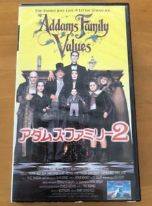 Addams Family Values Japanese Subtitled Version VHS Movie Barry Sonnenfeld Rare