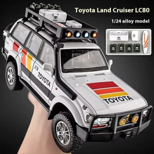 1:24 Toyota Land Cruiser 80 LC80 1/24 Diecast Model Car Toy Collection Gift Kids - Picture 1 of 20