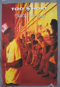 Póster promocional de colección 1992 too $hort shorty the pimp rap hip-hop bonito 24x36" - Imagen 1 de 7