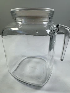 Vintage Bormioli Rocco Frigoverre Glas Kühlschrank Glas Krug mit Deckel Italien - Bild 1 von 8