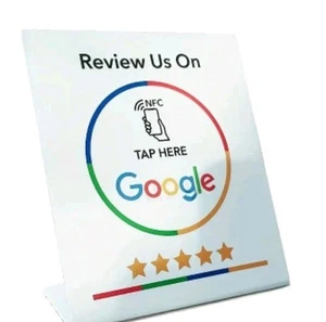Adesivo Recensioni QR Google + NFC - Google Review - Zdjęcie 1 z 1