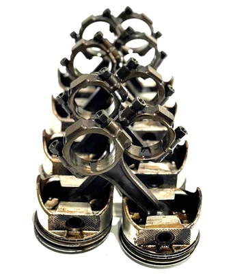 1990 GMC / CHEVY C / K 1500 2500 350 5.7L V8 STOCK SIZE PISTONS & RODS USED - Image 1 of 4