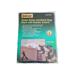 Home Safe Visitor Chime And Watch Dog Alarm With Remote Control Model 639SR - Picture 1 of 8