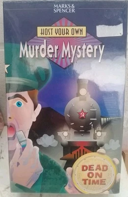 Host Your Own Murder Mystery Dead on Time from Marks & Spencer Brand New Sealed  - Image 1 of 3