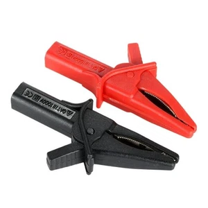 Hantek HT18A passend für DSO3064 2 Stück große Delphin Alligator Clips rot + schwarz - Bild 1 von 6