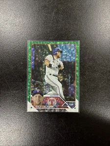2023 Topps Series 2 Two KOLE CALHOUN TEXAS Rangers Green Foilboard /499 # 512 - Picture 1 of 2