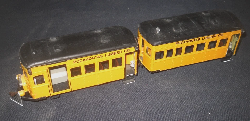 On30 Bachmann Rail Bus & Trailer DCC On Board Pocahantas Lumber Co. Tested/Runs - Image 1 of 2