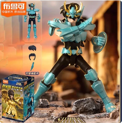 Blokees Saint Seiya Galaxy Version 02 Dragon Shiryu Assembly Model Kits Figure - Image 1 of 2