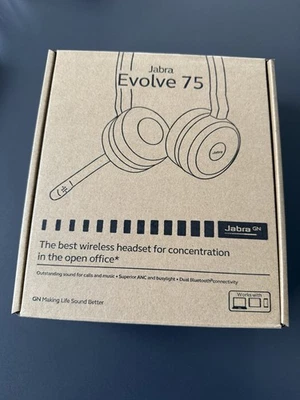 Jabra Evolve 75 SE Bluetooth-Kopfhörer, Schwarz - Bild 1 von 4