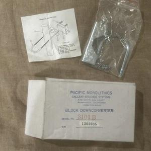 Pacific Monolithic Block Downconverter 3101B Mount Frequency Microwave HAM Radio - Zdjęcie 1 z 9
