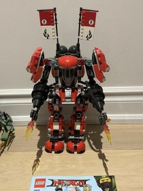 LEGO Ninjago Movie: Fire Mech (70615) 100% Complete w/ Manual + All Figs