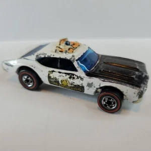 Vintage Hot Wheels Redline Olds 442 Police Cruiser Diecast Car White 1969 - Picture 1 of 7