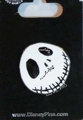 Pin DLR Vilão JACK SKELLINGTON SMILE FACE Disney NBC FACES OF JACK - Imagem 1 de 2