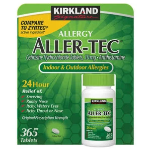 Kirkland Signature Aller-Tec, 365 Tablets,EXP 10/2026+Free Shipping - Picture 1 of 1