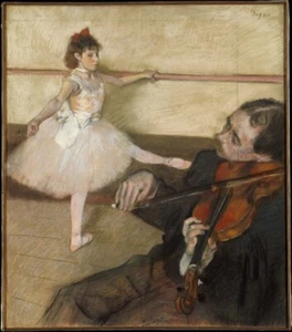 Edgar Degas - The Dance Lesson (ca. 1879), A1 Print Poster - Picture 1 of 1