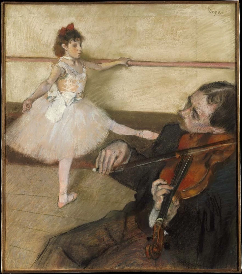 Edgar Degas - The Dance Lesson (ca. 1879), A2 Print Poster - image 1 of 1