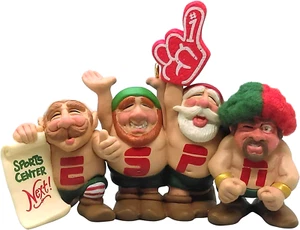 2008 Hallmark Keepsake Christmas Ornament ESPN Sports Center Fans QXI2164 NIB - Picture 1 of 6