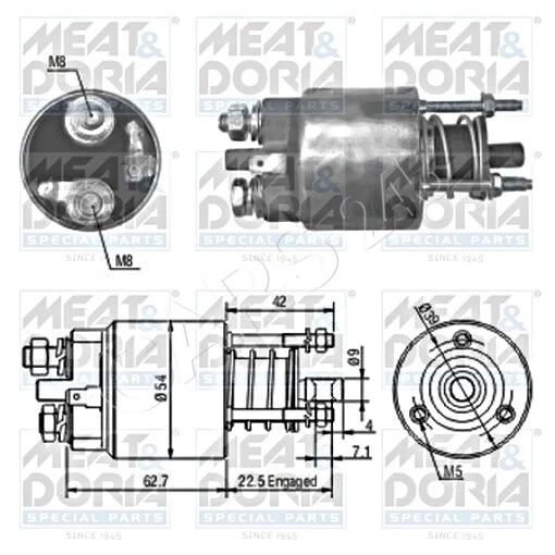 Interruptor solenoide de arranque para SMART Cabrio City-Coupe Crossblade 98-07 0051512601 Foto 1 de 1