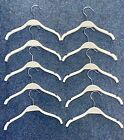 SET OF 50 BRAND NEW BABIES & TODDLERS WHITE WOODEN CLOTHES HANGERS (27cm)