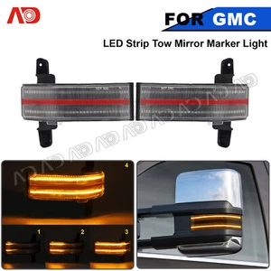 For 2014-2018 Chevy Silverado 1500 2500 3500HD Amber LED Side Mirror Light Lamp - Bild 1 von 9