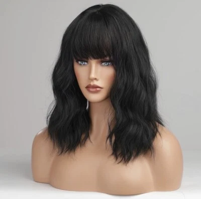 chinese bangs wig black  - Image 1 of 4