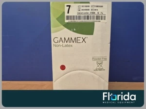 BOX OF 29 ANSELL GAMMEX NEOPRENE SURGICAL GLOVES, SIZE 7, REF 8514 EXPIRED 2024 - Picture 1 of 4