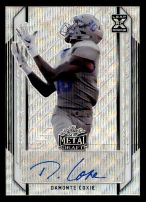 2021 Leaf Metal Draft Wave #DC1 Damonte Coxie /75 - Image 1 of 2