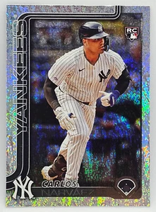 2025 Topps Series 1 Carlos Narváez Holo Foil Rookie #115 New York Yankees - Bild 1 von 3