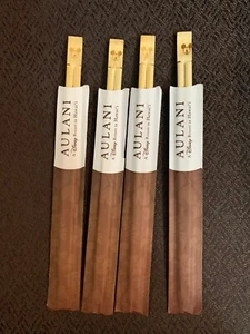 Disney Aulani Hawaii Hotel Wooden Chopsticks And Holder Mickey Mouse Set of Four - Picture 1 of 2