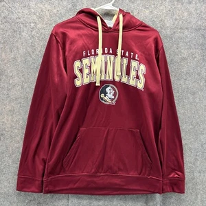 Florida State Seminoles Sweater Men Medium Red Hoodie Pullover Jacket Stadium - Picture 1 of 12