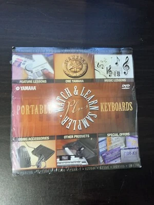 Yamaha Portable Keyboards Watch and Learn Plus Sampler DVD - NEW 2005 Sealed - Image 1 of 4