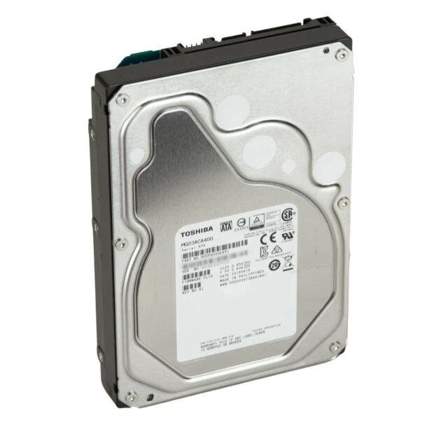 Toshiba 4TB, SATA 3, 3.5'' Internal Hard Drive (MG03ACA400)