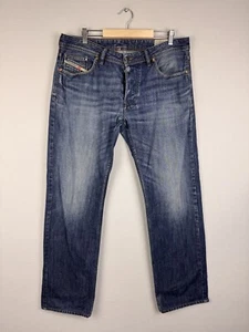 Jeans Diesel LARKEE Azul Denim Regular-Recto 0823G Elástico Botón Mosca W34 L34 - Imagen 1 de 22