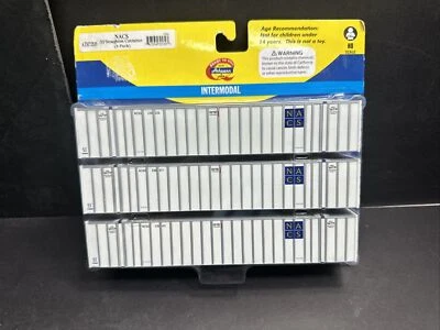 ATHEARN-HO-#72539 53' STOUGHTON CONTAINER 3-PACK  M386 - Image 1 of 4