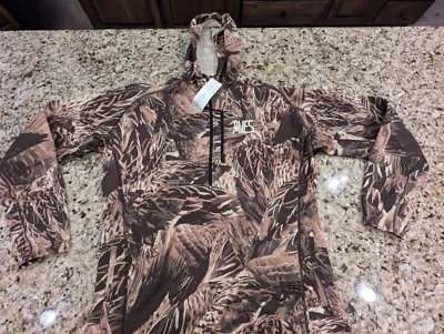 Aves Men's Stratum 50 Half-Zip Hoodie Hunting Outdoors Camo size XL - Image 1 of 4