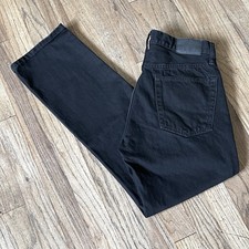 Gap Denim black jeans men's size 29x30 100% cotton straight leg