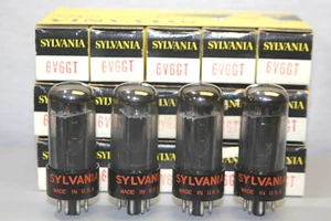 4 - 1961 Quad NOS Closely Matched 6V6GT Tubes Maxi, Hickok 539B Tested at 105% - Picture 1 of 24