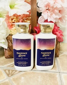 Bath and Body Works SUNSET GLOW Körpercreme Lotion Konvolut 2x Posten NEU UND VERSIEGELT - Bild 1 von 3