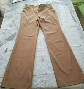 Worth New York Womens Size 10 Mid-Rise Wide-Leg Trouser Dress Pants Brown Casual - Picture 1 of 9