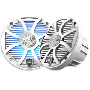 Altavoces coaxiales marinos de 2 vías Wet Sounds REVO 6 SW-W 6,5" blancos con par LED - Imagen 1 de 12
