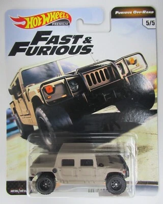 2018 Hot Wheels Premium Pop Culture Fast And Furious Tan Hummer H1 (c) - Image 1 of 4