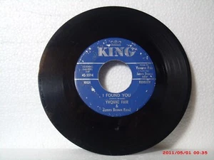 YVONNE FAIR & JAMES BROWN BAND -(45)-I FOUND YOU / IF I KNEW - KING RECORDS-1962 - Foto 1 di 2