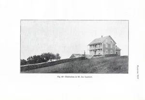 2 PHOTOS IMPRIMÉ DE LA FERME & MAISON DE M. JOS LAMBERT - Picture 1 of 1