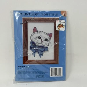 2 New Counted Cross Stitch Kit 5X7, Candamar Designs, Kitten Needlework Kit NIP - Picture 1 of 11
