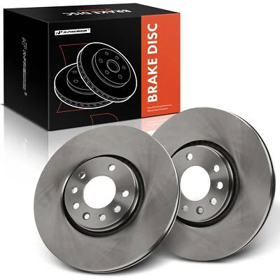A-Premium 2x Front L & R Disc Brake Rotors for Saab 9-3 Viggen 9-5 Saturn Astra - Image 1 of 4